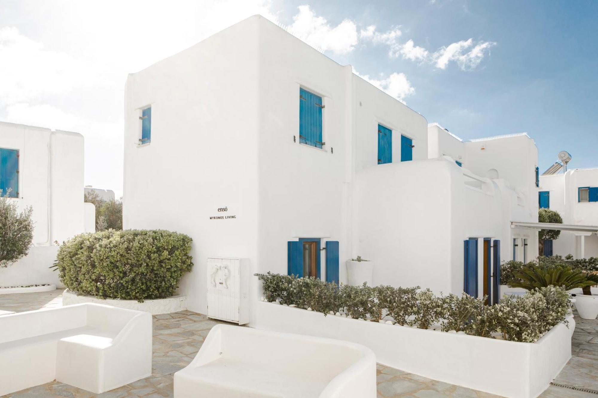 Enso Mykonos Living Lägenhet Mykonos Town Exteriör bild