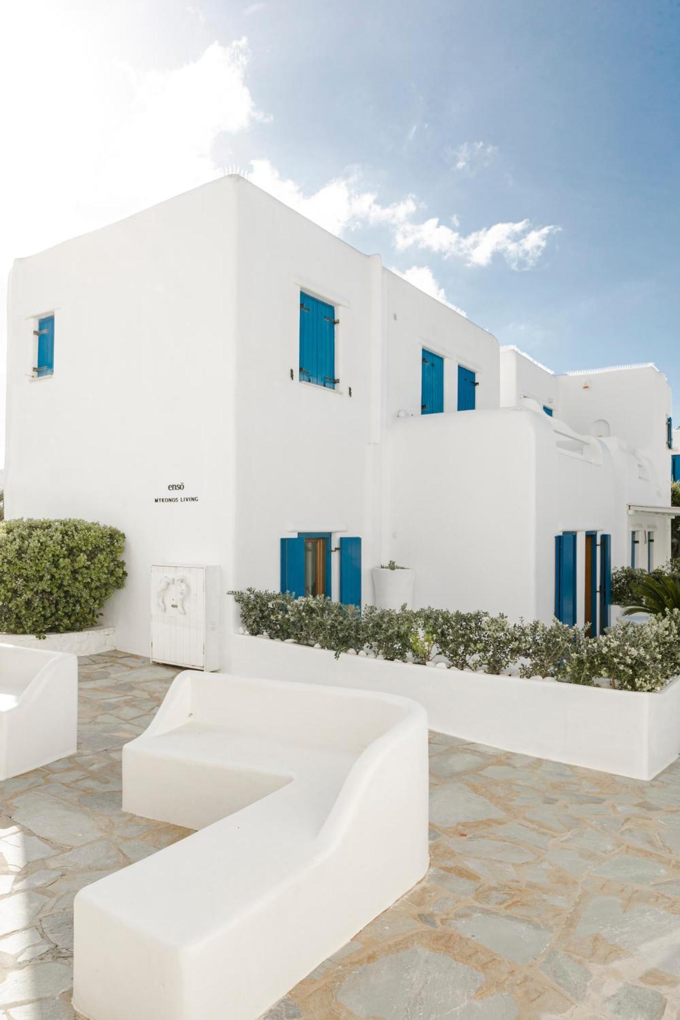 Enso Mykonos Living Lägenhet Mykonos Town Exteriör bild