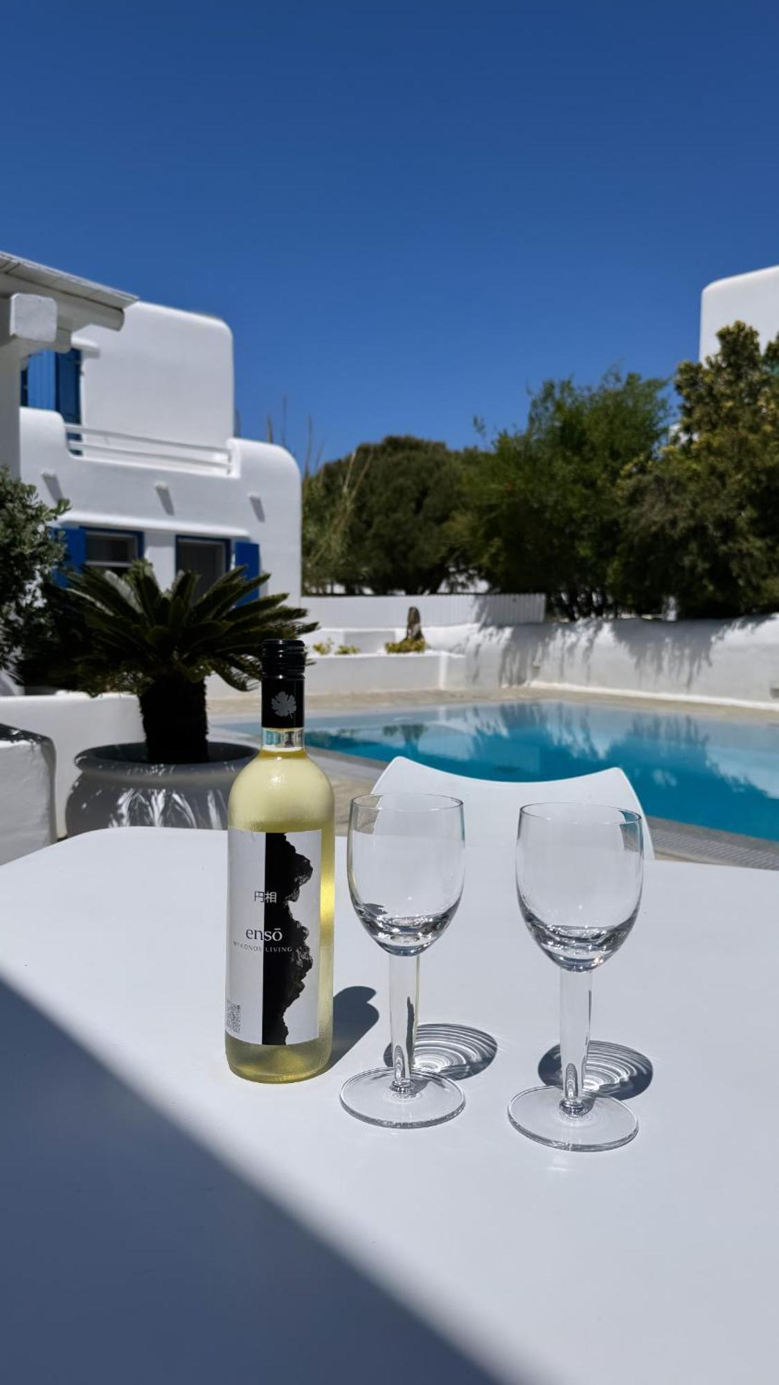 Enso Mykonos Living Lägenhet Mykonos Town Exteriör bild